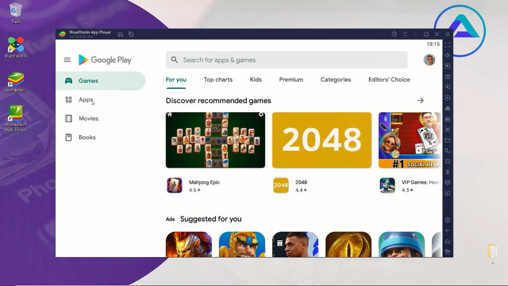 13-Play Store with BlueStacks