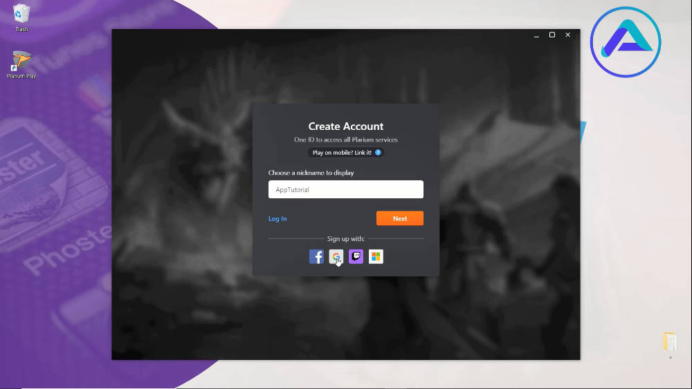 6-Account creation_Nick+Signup