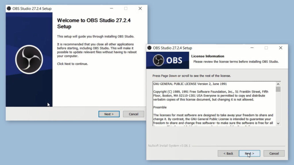 4.1 - Start Install Wizard