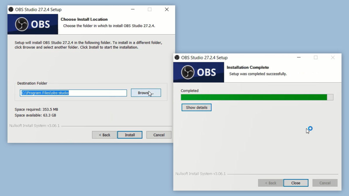 4.2 - Installation Wizard Select Folder