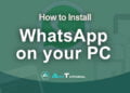 Download WhatsApp Desktop Tutorial