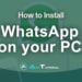 Download WhatsApp Desktop Tutorial