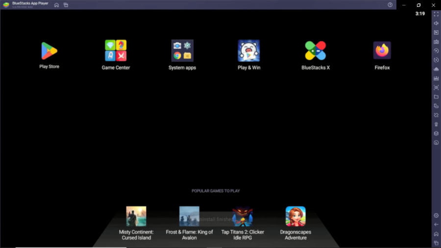 Run Play Store in BlueStacks5