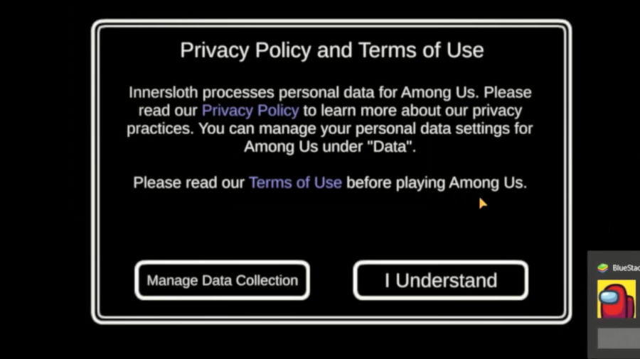 Among Us Accept Terms