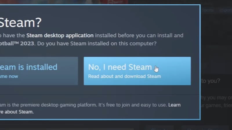 eFootball 2023 download Steam