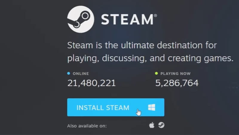eFootball 2023 install Steam
