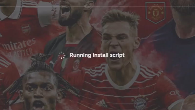 eFootball 2023 running install script