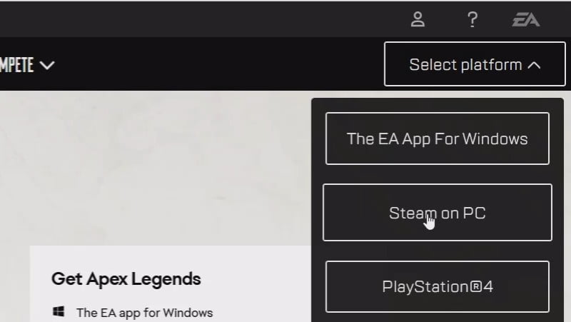 1.2.1-Select Steam on PC