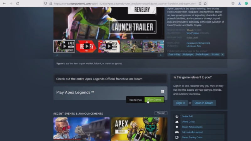 1.2.2-Visit Steam website