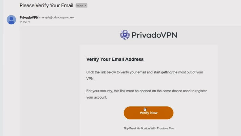 2.3-Verify from email received