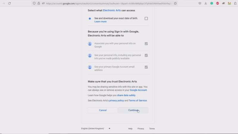 3.3-Consent Google Access
