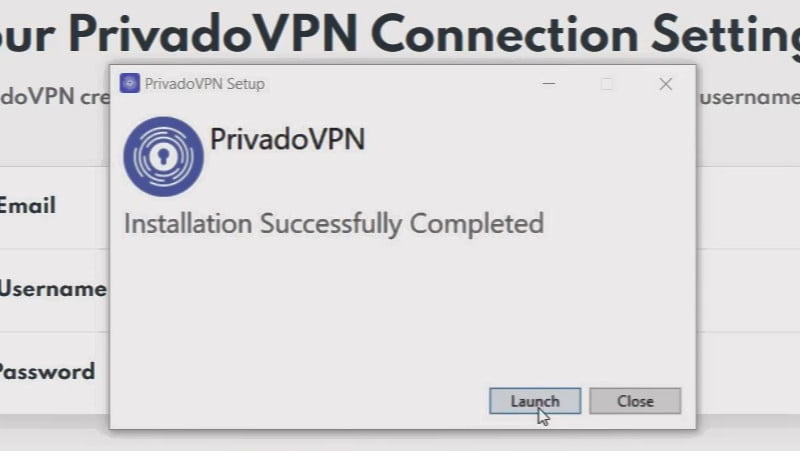 3.4-Launch Free PrivadoVPN