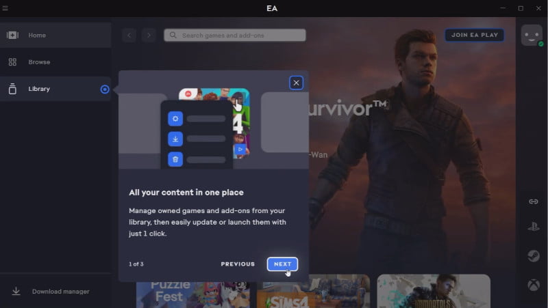 4.1-EA app tour
