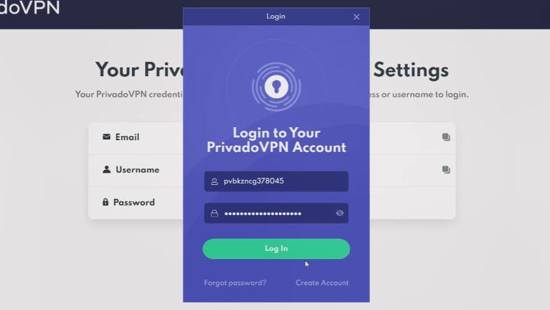 4.2-Insert login credentials