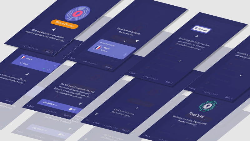 5.2-Free PrivadoVPN App Tour steps