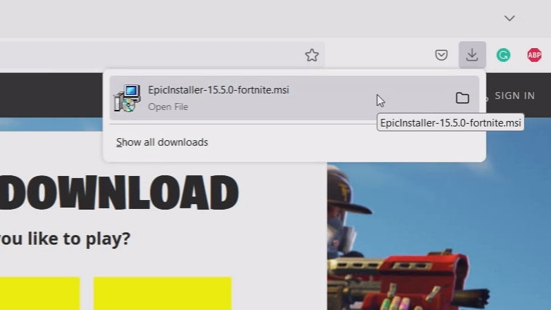 2.3 Open Epic Installer file