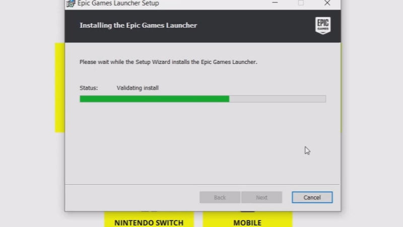 2.5 Wait for Launcher Installation