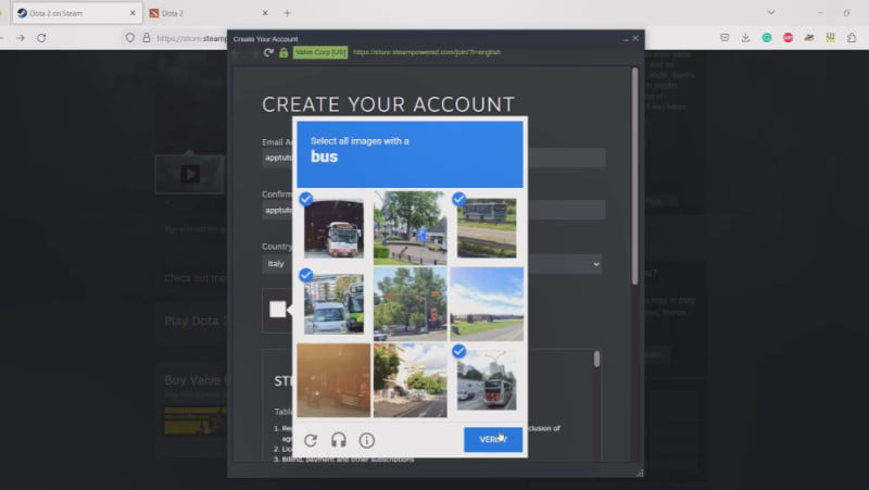 3.4 Solve the CAPTCHA
