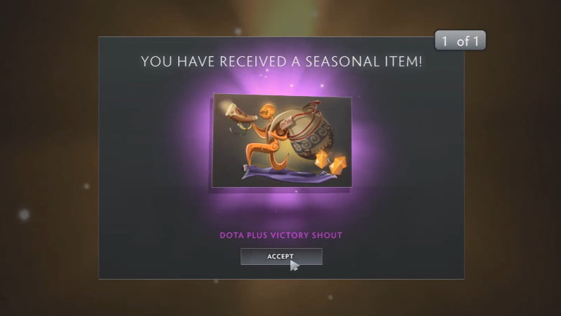5.3 Accept DOTA 2 item
