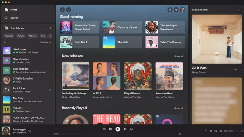 Play and enjoy Spotify Desktop for Windows