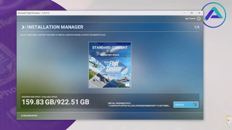 e) Update the installation path (if you want)