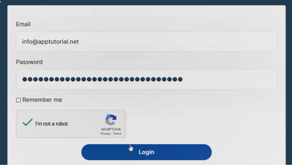 2.6-Enter Sharesub credentials