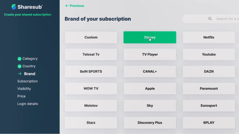 3.4-Select Subscription Brand