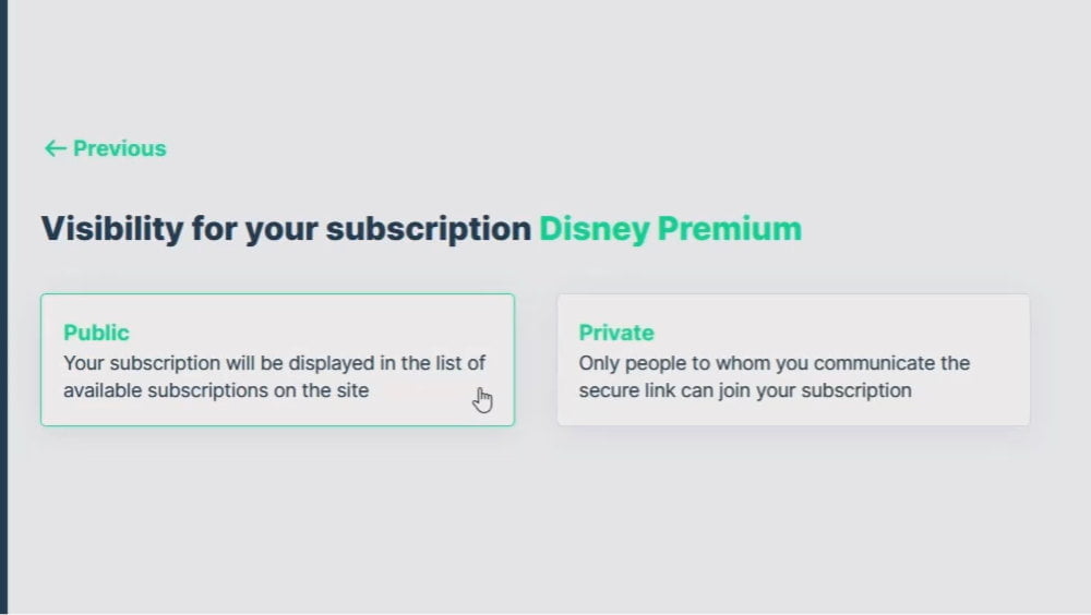 3.6-Select Subscription Visibility