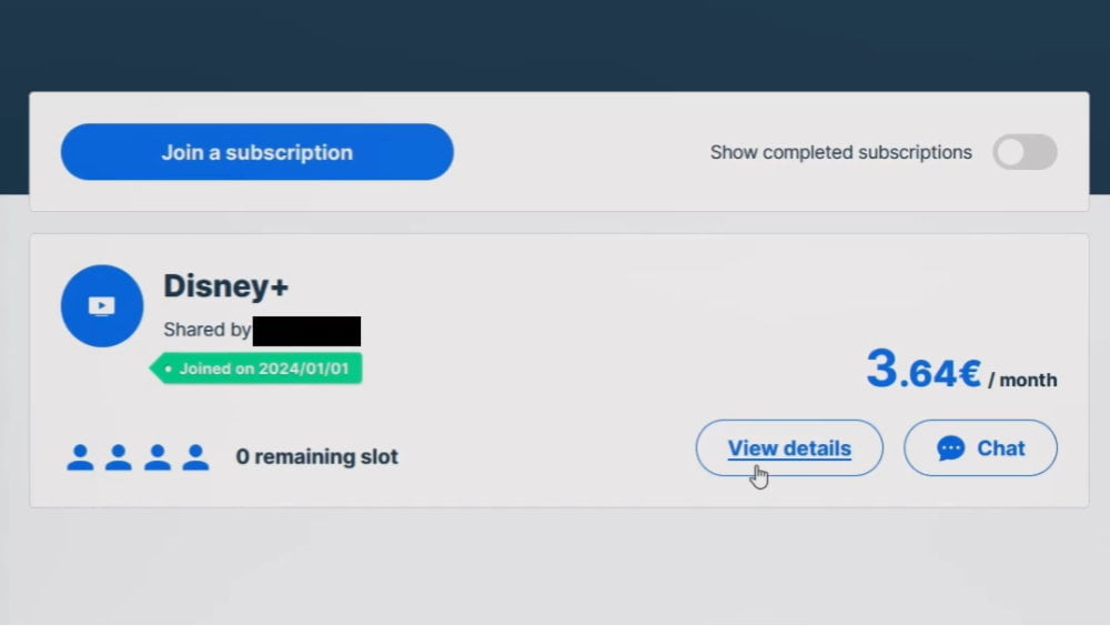 4.8-Subscription grid view