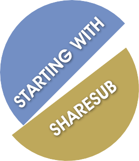 Register Sharesub account - steps