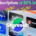 Sharesub subscription sharing platform